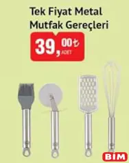 TEK FİYAT METAL MUTFAK GEREÇLERİ
